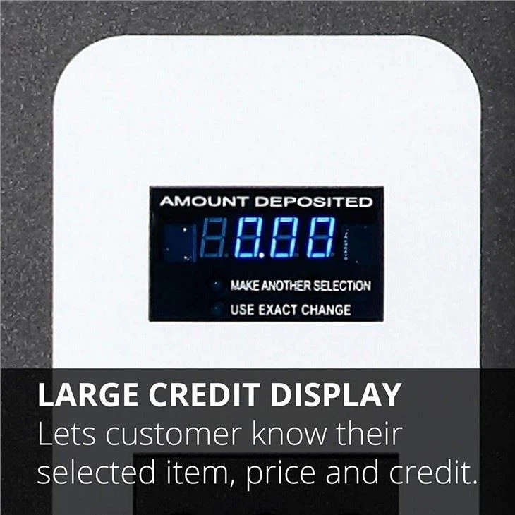 vending machine message screen